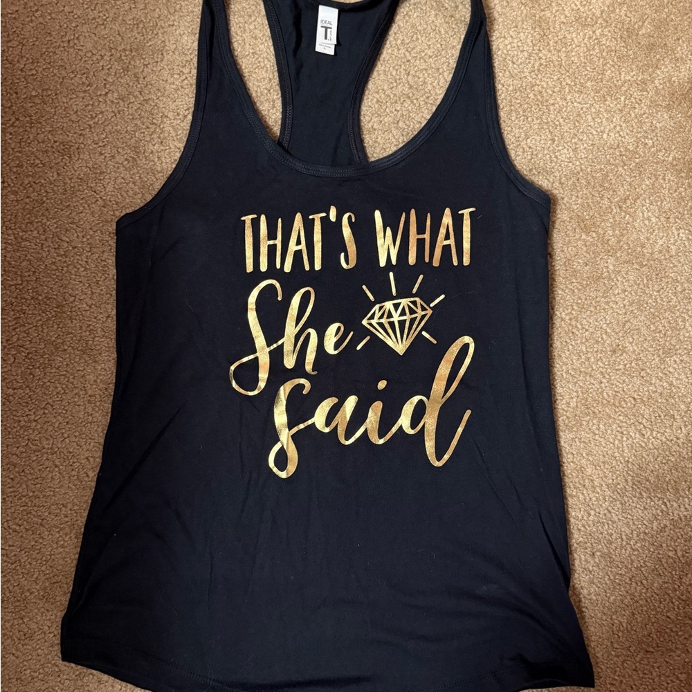 Bachelorette tank top